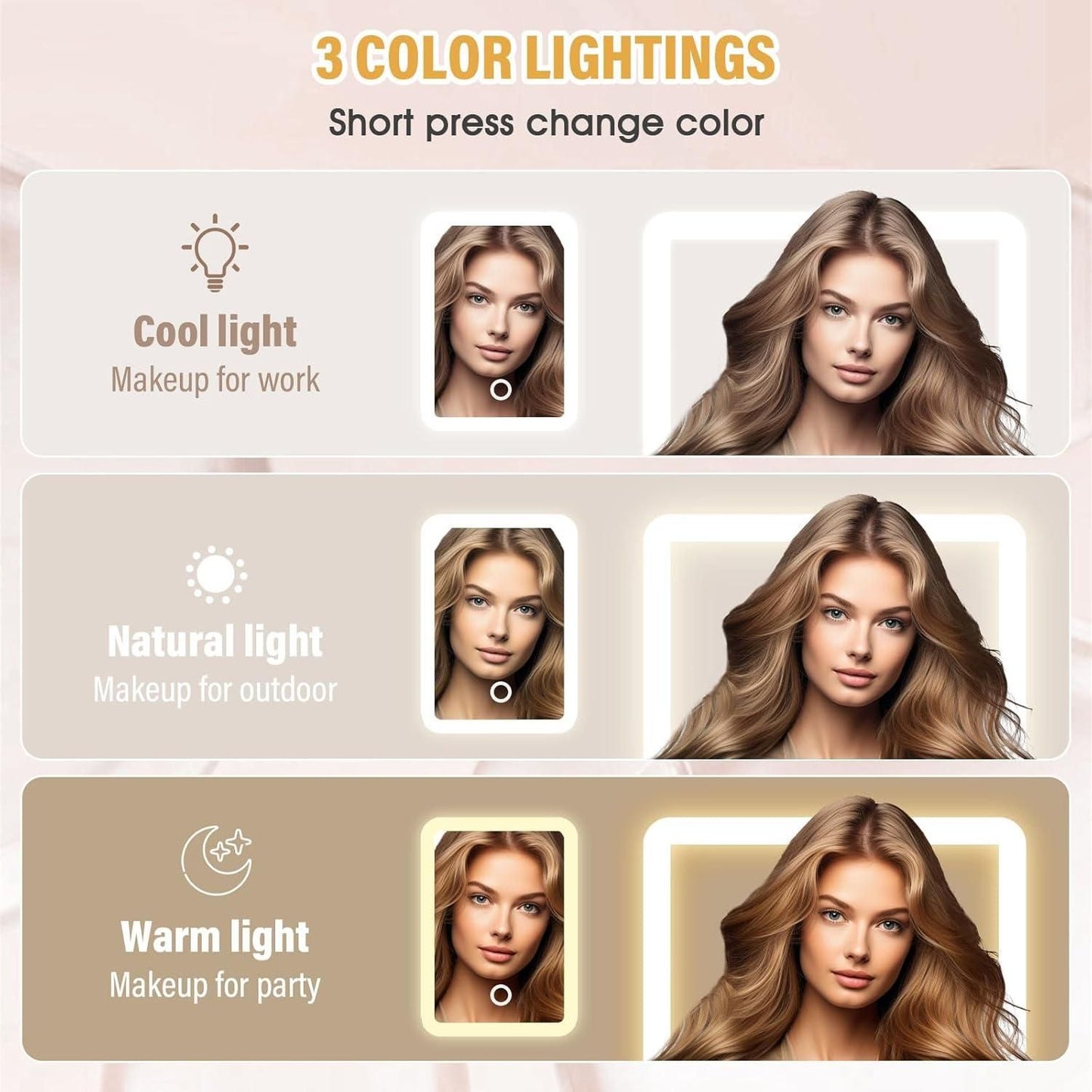 LumiBox™ - Smart LED Makeup & Jewelry Leather Case with Built in Mirror