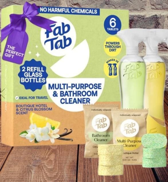 Multi Purpose Tablet & Bathroom Cleaner Combo