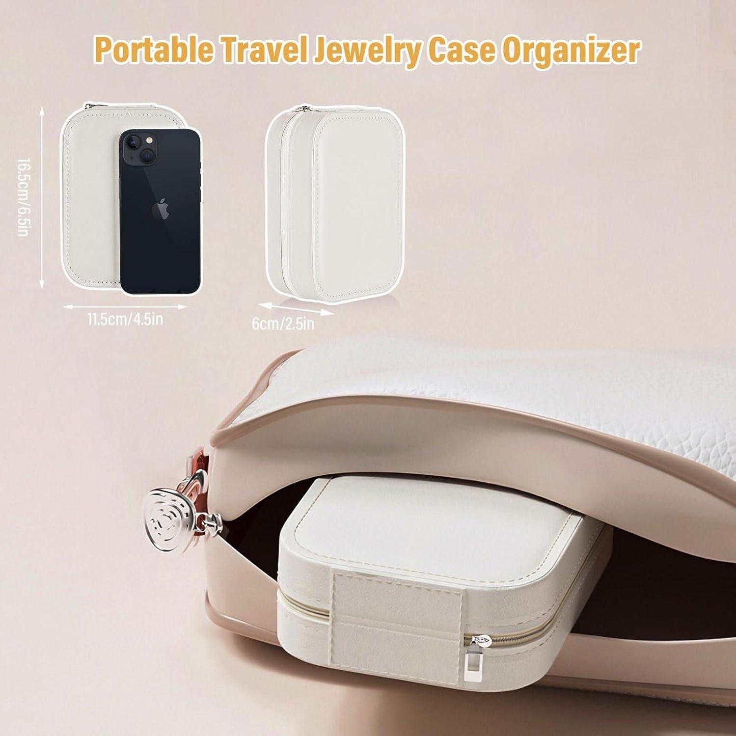LumiBox™ - Smart LED Makeup & Jewelry Leather Case with Built in Mirror
