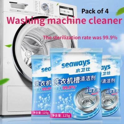 Seaways Washing Machine Cleaner 125g (Pack of 4)