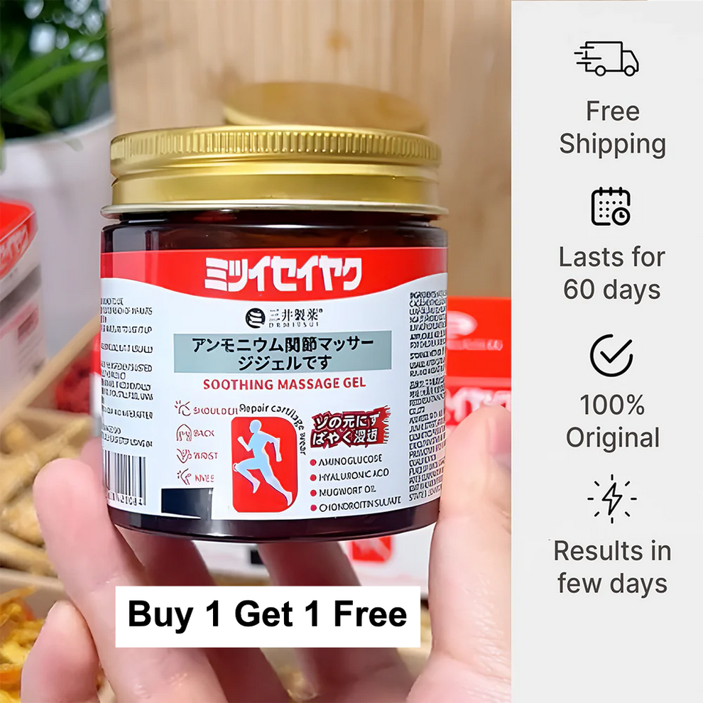 Japanese Instant Pain Relief Soothing Massage Gel (Buy 1 get 1 Free)