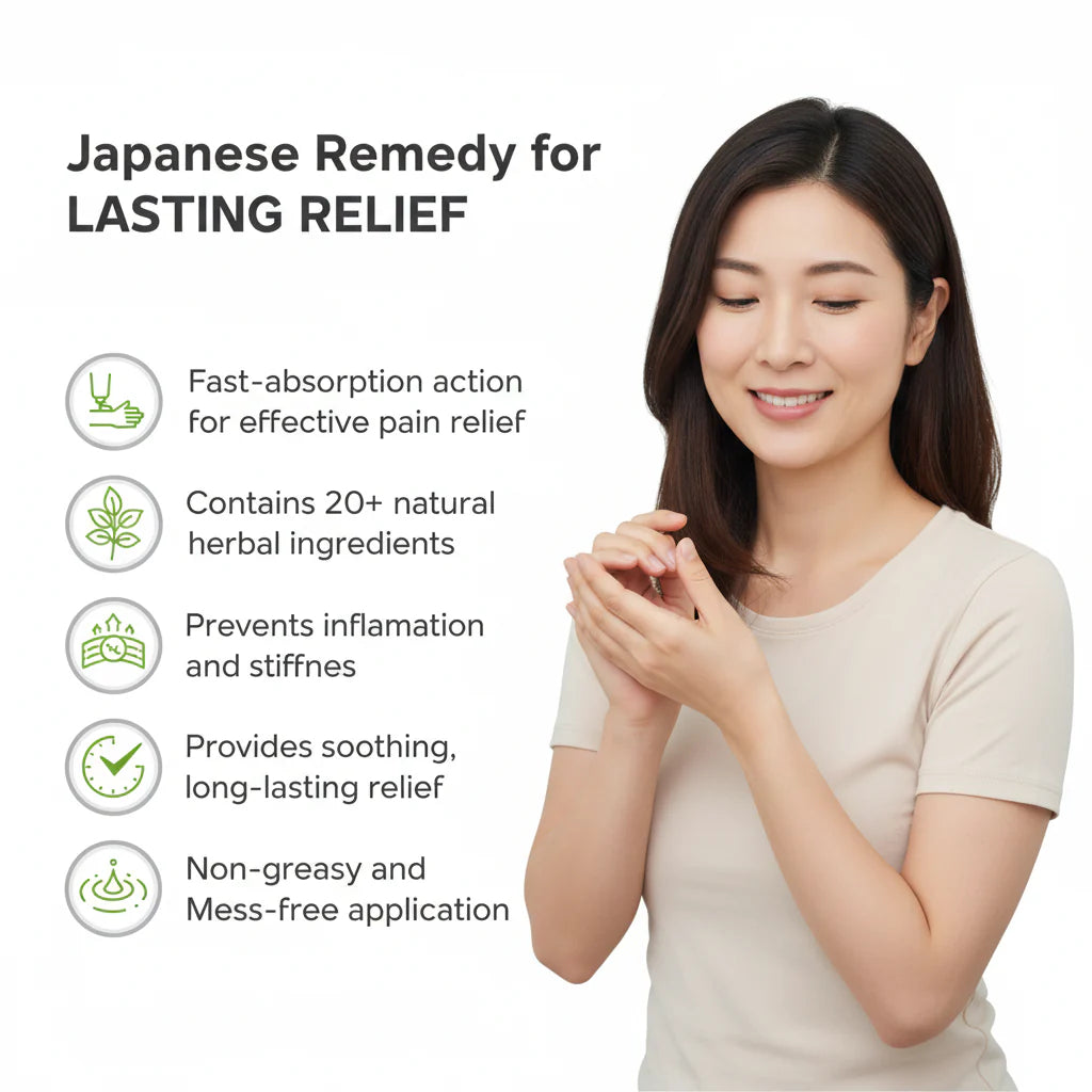 Japanese Instant Pain Relief Soothing Massage Gel (Buy 1 get 1 Free)